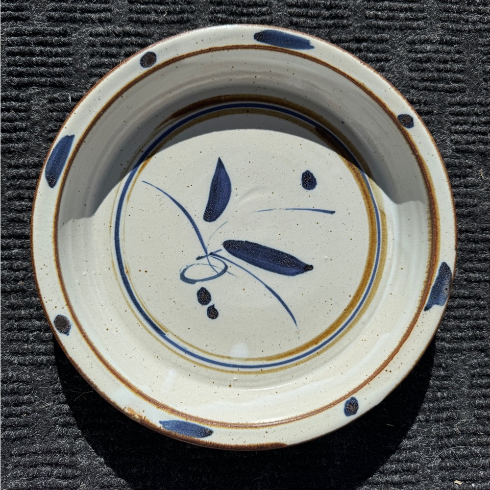 Studio Pottery Plate Bowl Dish Wall Art Abstract Signed